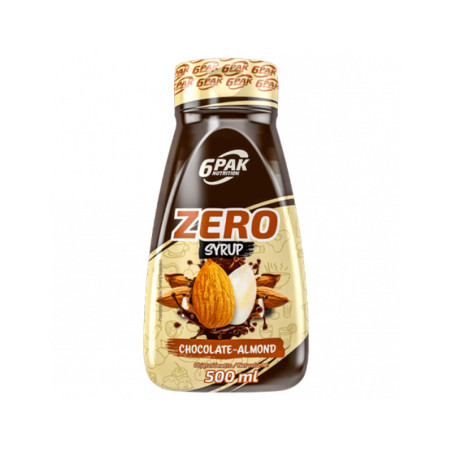 6PAK SYRUP ZERO 500ml Chocolate Almond