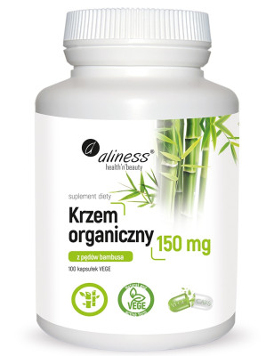 ALINESS KRZEM ORGANICZNY 150mg - 100kaps VEGE