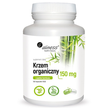 ALINESS KRZEM ORGANICZNY 150mg - 100kaps VEGE