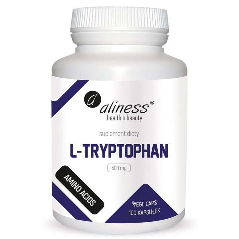 ALINESS L-TRYPTOPHAN 500mg - 100kaps VEGE ALINESS L-TRYPTOPHAN 500mg - 100kaps VEGE