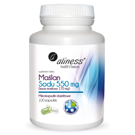 ALINESS MAŚLAN SODU 550mg - 100kaps VEGE