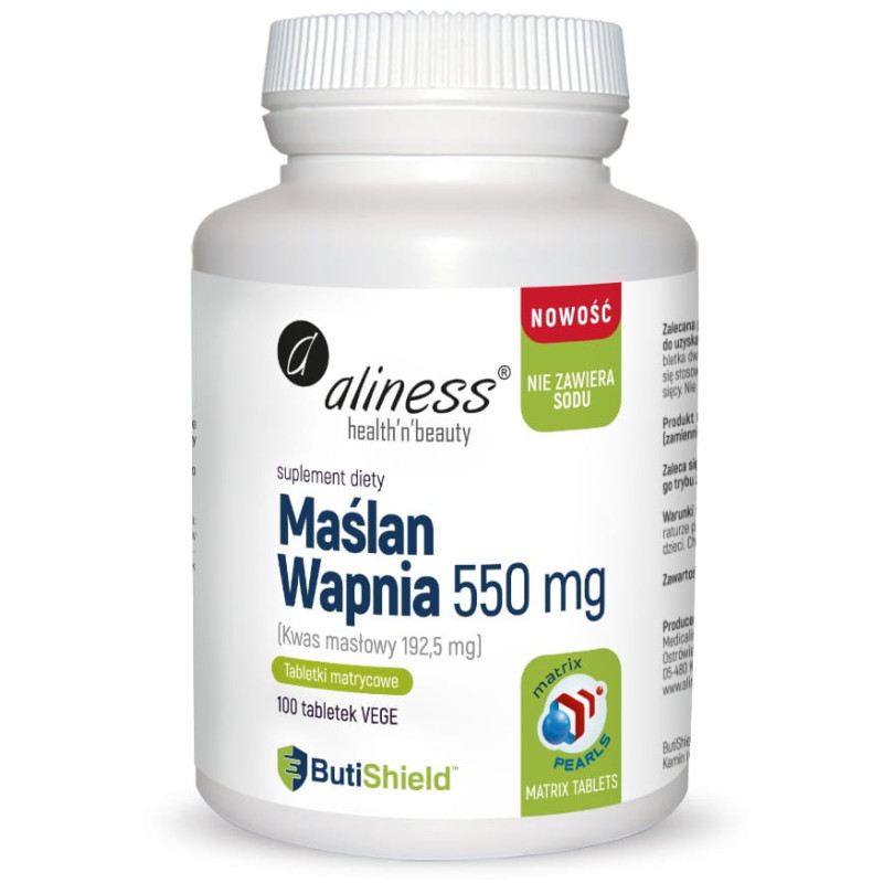 ALINESS MAŚLAN WAPNIA 550mg - 100 tabl matrycowych