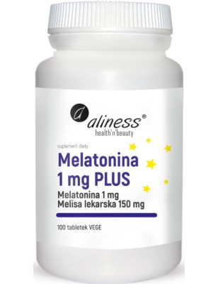 ALINESS MELATONINA 1mg PLUS - 100tabl