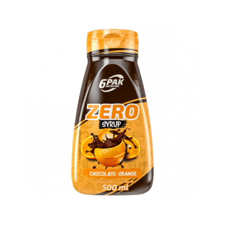 6PAK SYRUP ZERO 500ml Chocolate Orange