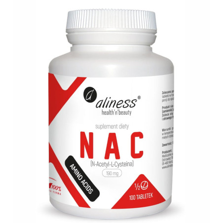 ALINESS NAC N-ACETYL-L-CYSTEINE 190mg - 100 tabl