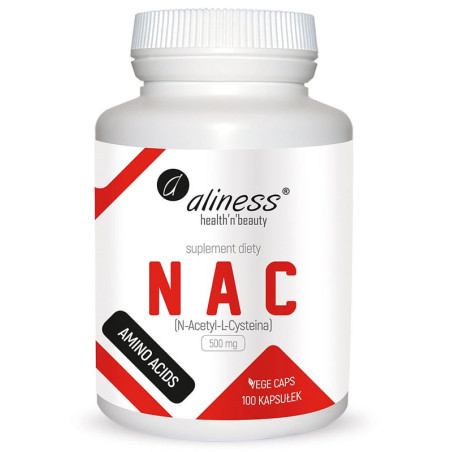 ALINESS NAC N-ACETYL L-CYSTEINA 500mg-100kaps VEGE