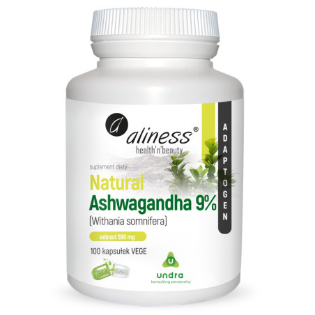 ALINESS NATURAL ASHWAGANDHA 9% EX. 590MG-100 kaps