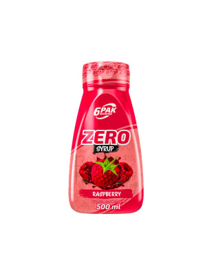 6PAK SYRUP ZERO 500ml Raspberry