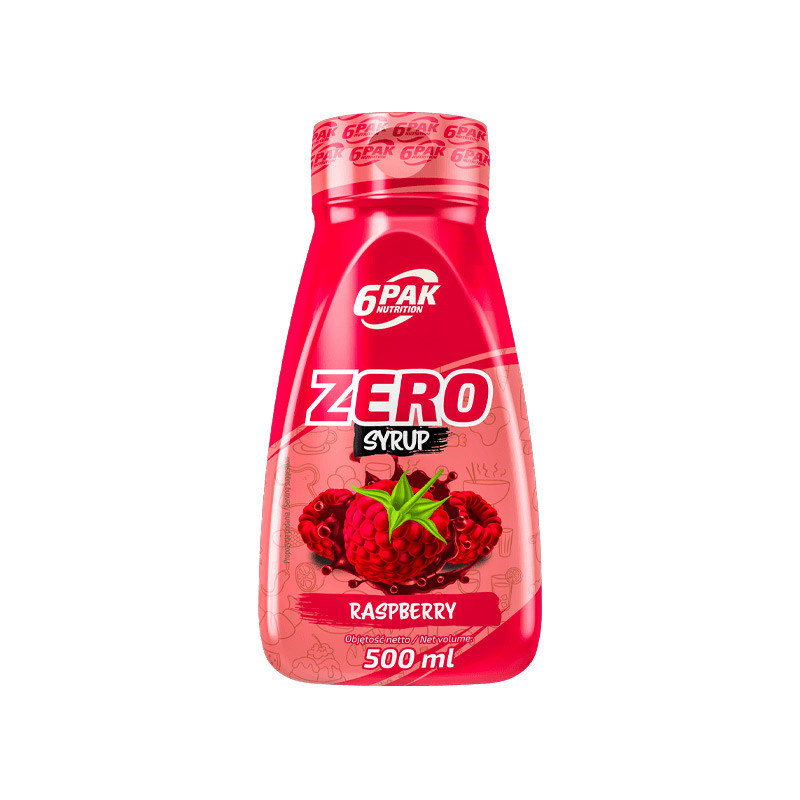6PAK SYRUP ZERO 500ml Raspberry
