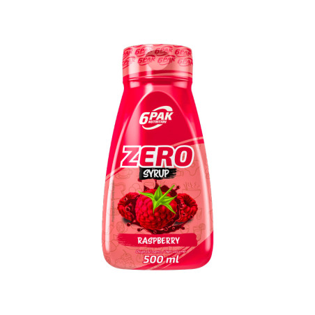 6PAK SYRUP ZERO 500ml Raspberry