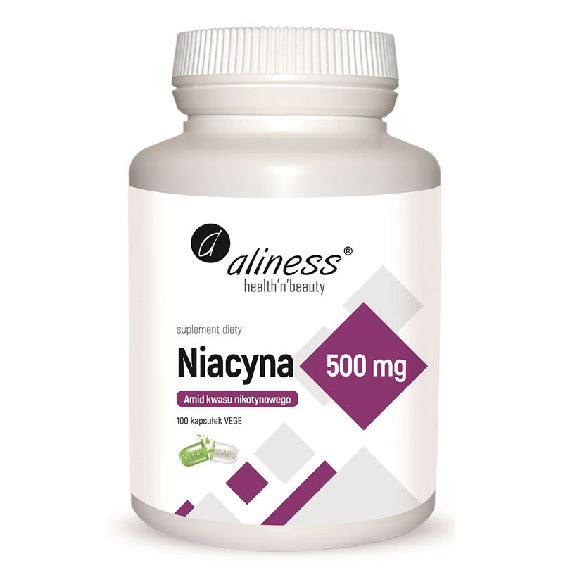 ALINESS NIACYNA 500mg - 100kaps  ALINESS NIACYNA 500mg - 100kaps