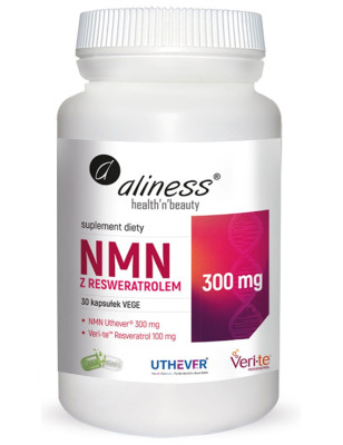 ALINESS NMN z resweratrolem 300mg/100mg - 30kaps v