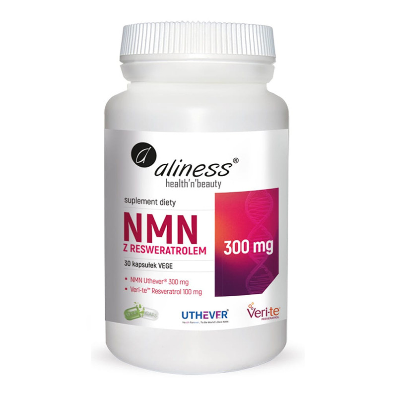 ALINESS NMN z resweratrolem 300mg/100mg - 30kaps v ALINESS NMN z resweratrolem 300mg/100mg - 30kaps v