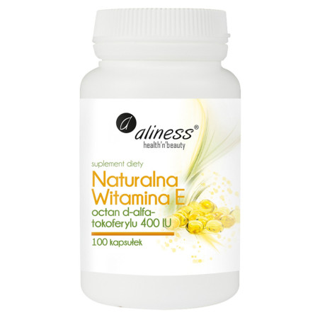 ALINESS NATURALNA WITAMINA E 400IU -100kaps 