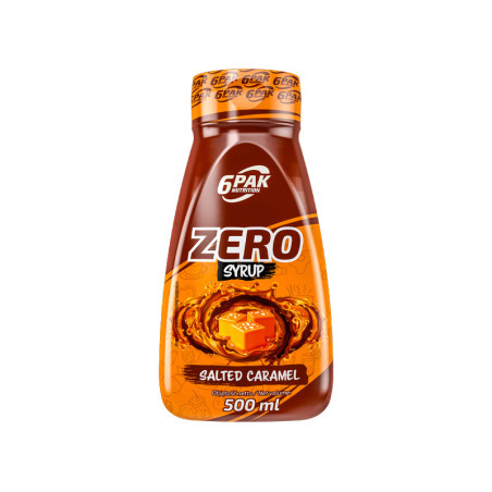 6PAK SYRUP ZERO 500ml Salty Carmel