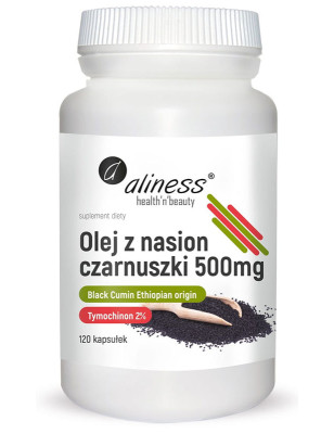 ALINESS OLEJ Z NASION CZARNUSZKI 2% 500mg-120kaps