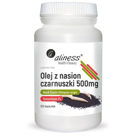ALINESS OLEJ Z NASION CZARNUSZKI 2% 500mg-120kaps