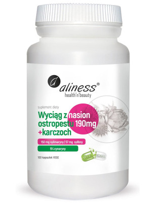 ALINESS EKST. Z OSTROPESTU 190mg+karczoch 100 kaps