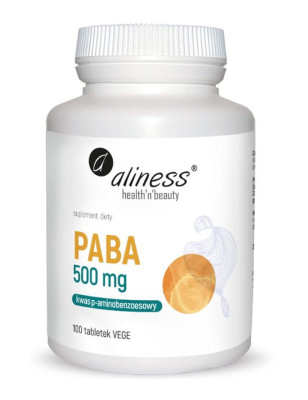ALINESS PABA (kwas p-aminobenzoesowy) 500mg-100 ta