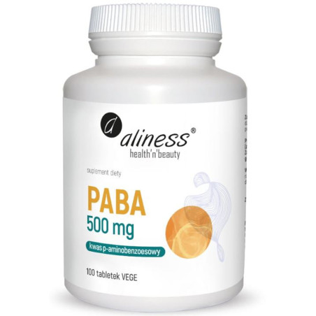 ALINESS PABA (kwas p-aminobenzoesowy) 500mg-100 ta