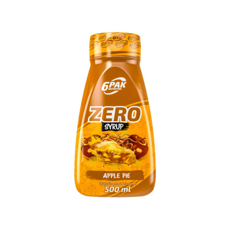 6PAK SYRUP ZERO 500ml Apple Pie