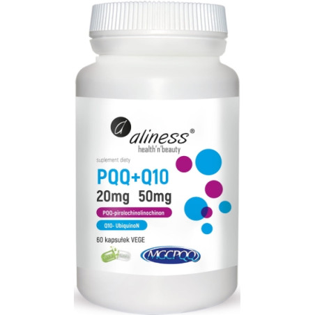 ALINESS PQQ MGCPQQ® 20mg+Q10 50mg - 60kaps