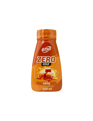 6PAK SYRUP ZERO 500ml Toffee