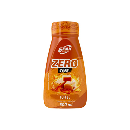 6PAK SYRUP ZERO 500ml Toffee