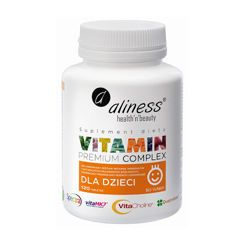 ALINESS PREMIUM VIT.COMPLEX DLA DZIECI-120tabl  ALINESS PREMIUM VIT.COMPLEX DLA DZIECI-120tabl