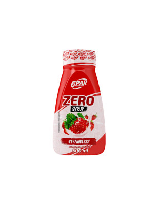 6PAK SYRUP ZERO 500ml Strawberry