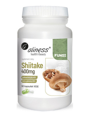 ALINESS SHIITAKE ekstr.40/20 400mg - 90kaps