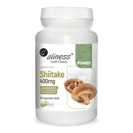 ALINESS SHIITAKE ekstr.40/20 400mg - 90kaps
