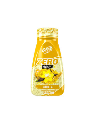 6PAK SYRUP ZERO 500ml Vanilla