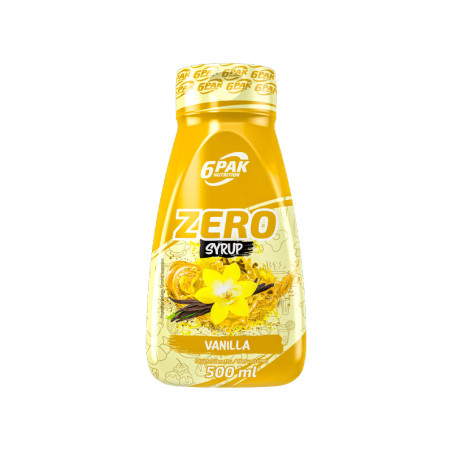 6PAK SYRUP ZERO 500ml Vanilla