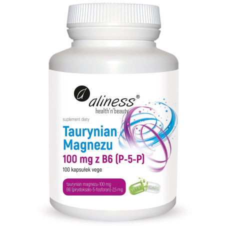 ALINESS TAURYNIAN MAGNEZU 100mg B6 - 100 kaps