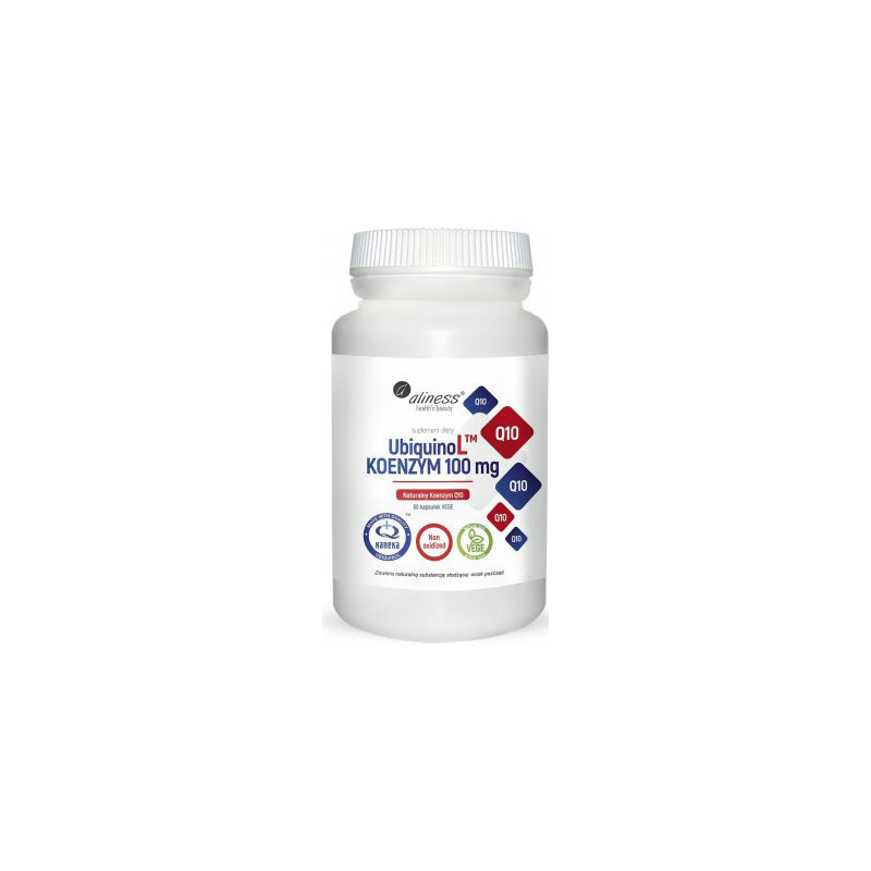 ALINESS UBIQUINOL KANEKA KOENZYM Q10 100mg-60kaps ALINESS UBIQUINOL KANEKA KOENZYM Q10 100mg-60kaps