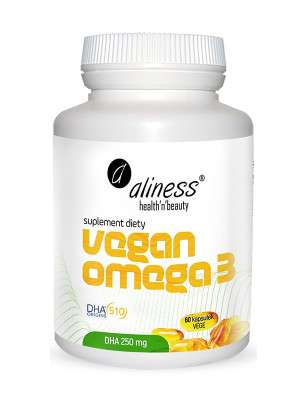 ALINESS VEGAN OMEGA 3 DHA 250mg - 60kaps