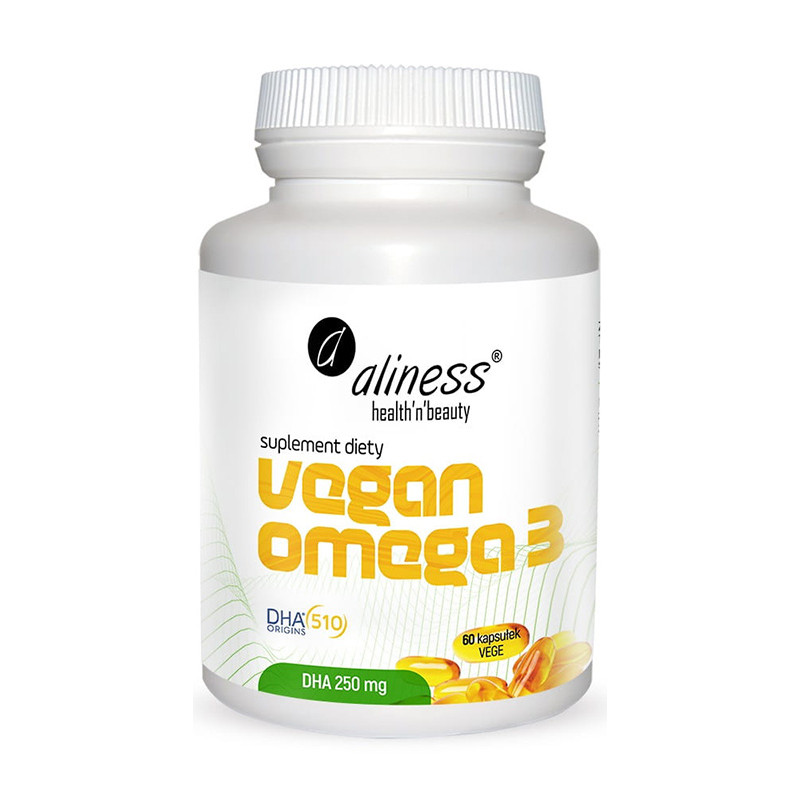 ALINESS VEGAN OMEGA 3 DHA 250mg - 60kaps ALINESS VEGAN OMEGA 3 DHA 250mg - 60kaps