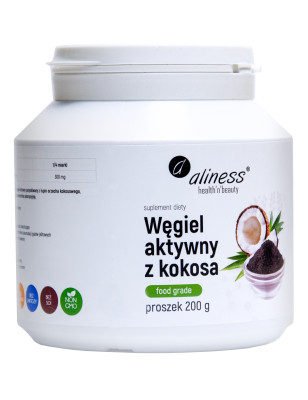 ALINESS WĘGIEL AKTYWNY Z KOKOSA 200g