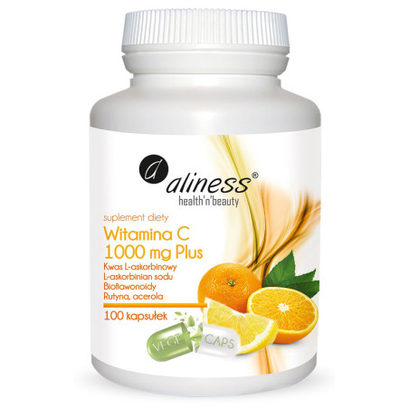 ALINESS WITAMINA C1000mg PLUS - 100kaps VEGE