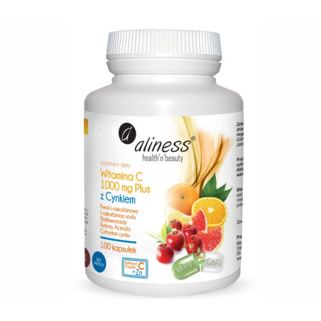 ALINESS WIT.C 1000mg Z CYNKIEM PLUS 100 kaps