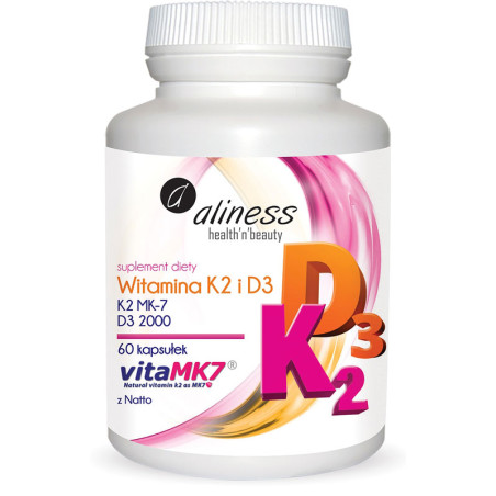 ALINESS WITAMINA K2 i D3 100mcg - 60kaps