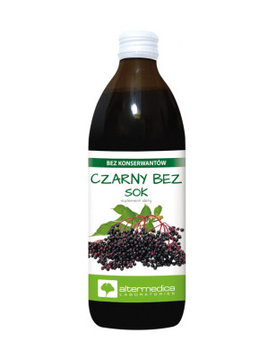 ALTERMEDICA CZARNY BEZ SOK 500ml