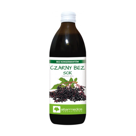 ALTERMEDICA CZARNY BEZ SOK 500ml