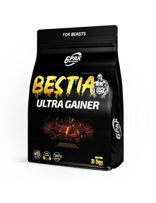 6PAK BESTIA ULTRA GAINER 3000g chocolate