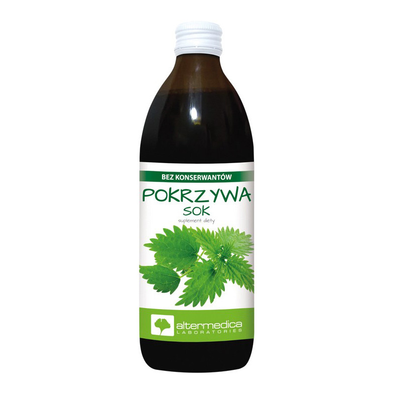 ALTERMEDICA POKRZYWA SOK 500ml ALTERMEDICA POKRZYWA SOK 500ml