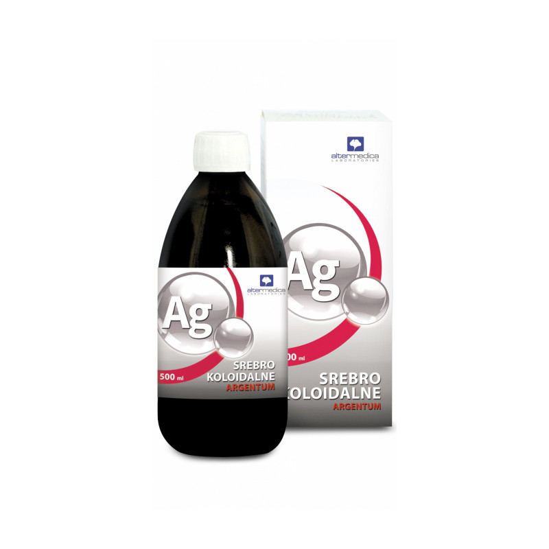 ALTERMEDICA SREBRO KOLOIDALNE ARGENTUM 500ml ALTERMEDICA SREBRO KOLOIDALNE ARGENTUM 500ml