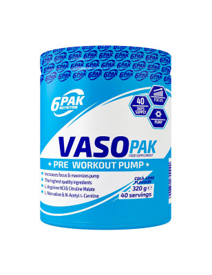 6PAK VASO PAK 320g cola lime