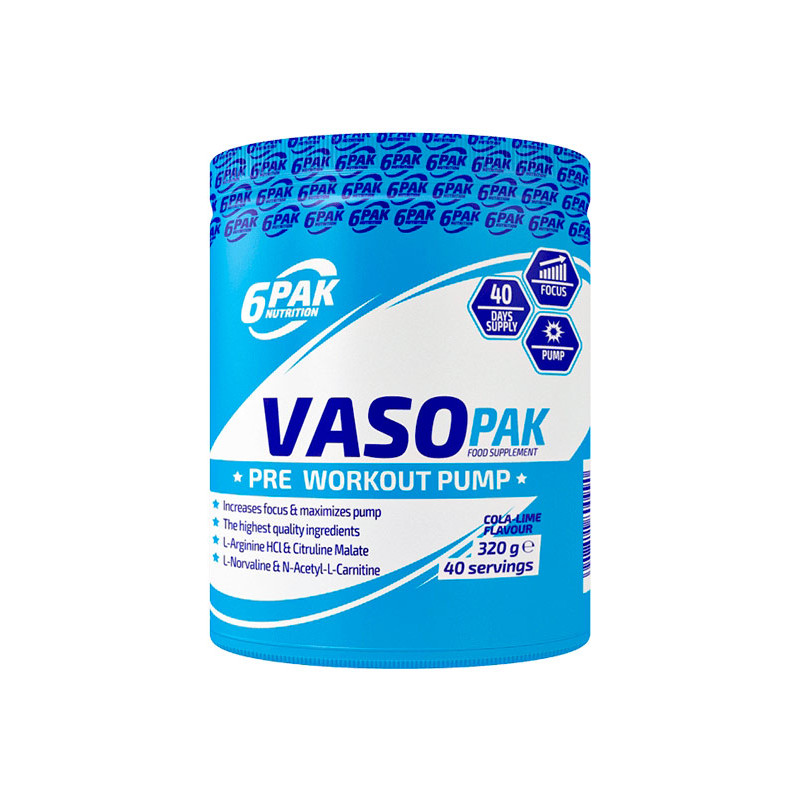 6PAK VASO PAK 320g cola lime 6PAK VASO PAK 320g cola lime