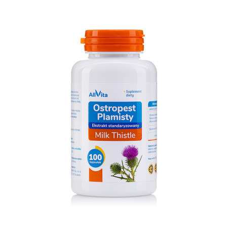 ALLVITA OSTROPEST PLAMISTY-SYLIMAROL EKS - 100kaps